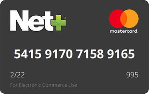 Net+ Virtual Prepaid Mastercard - cartedecredit.fr